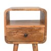 Mini Curve Open Nightstand - Oak - Image 4
