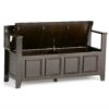 Amherst - Entryway Storage Bench - Hickory Brown - Image 2