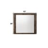 Elettra - Rustic Mirror - Walnut - Image 7