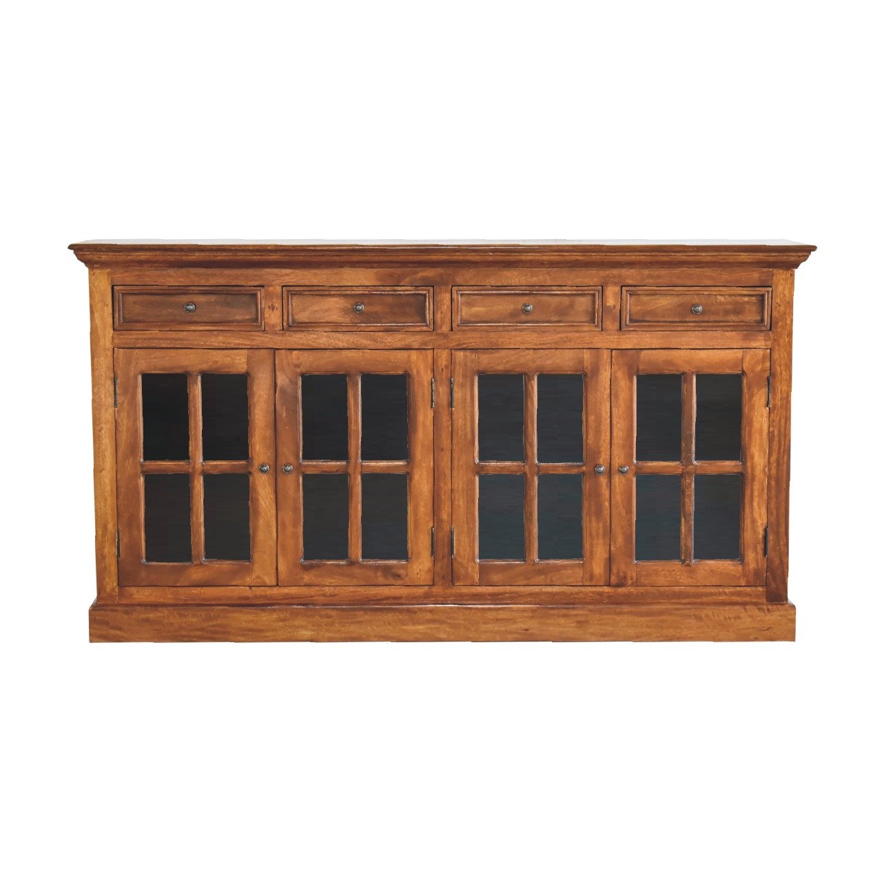 Large Glazed Sideboard - Chestnut - Image 2