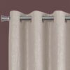 2 Pieces Set, Curtain Panel, Room Darkening, Grommet, Micro Suede, Versatile Use - Ivory - Image 2