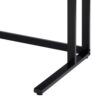 Tyrese - Writing Desk With USB - Walnut / Black - Image 4