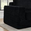 Modern Minimalist L Shape Modular Sectional Sofa Bed With - Black - Image 8