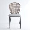 5 Piece Dining Set (Table And 4 Chairs) - Matt Black / Gray - Image 3
