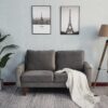 Plush Comfort Loveseat - Gray - Image 3