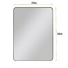 Wall Mirror Rectangular Mirror Metal Framed Mirror Vanity Mirror Dressing Mirror, For Bathroom, Living Room, Bedroom - Black - Image 11