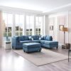 Malone - Sectional - Aqua - Image 4