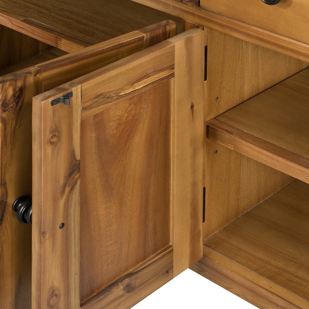 Cabinet Natural Wood - Brown - Image 8