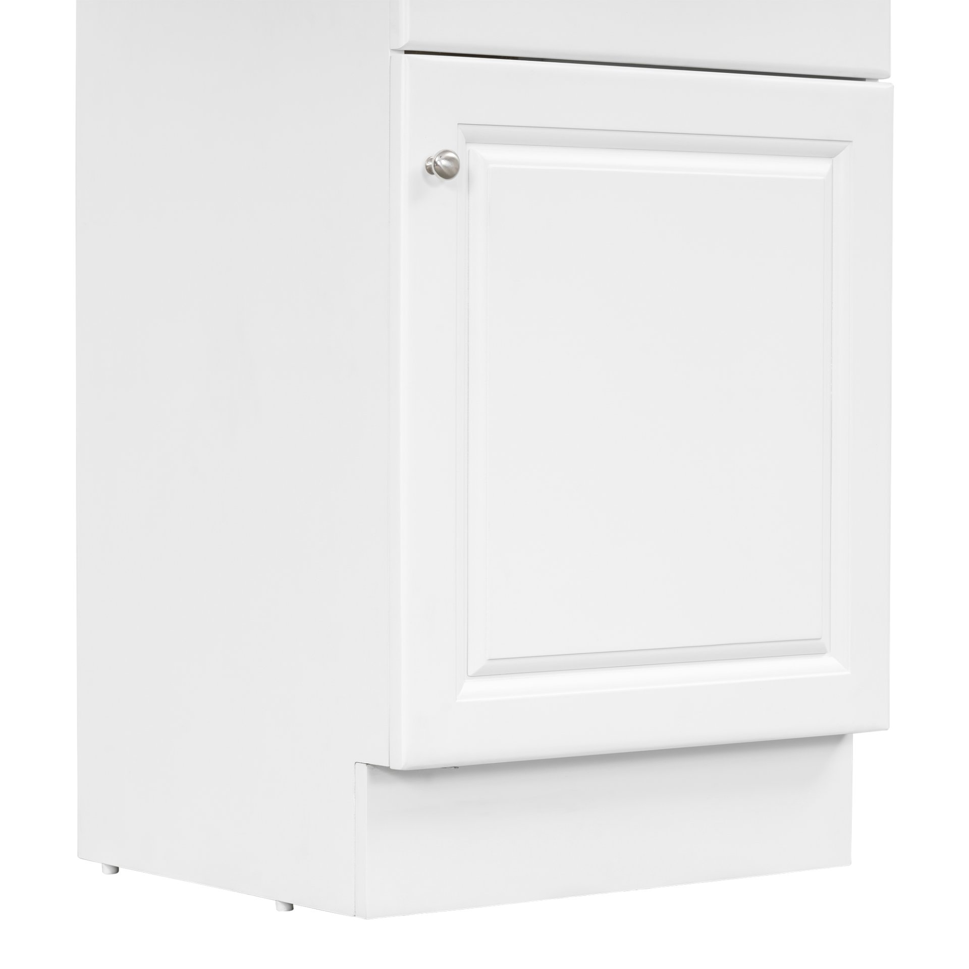 20" Bathroom Vanity With Sink, Freestanding Cabinet With Door Shelf And Adjustable Shelf, And Ceramic Construction - White - Image 18