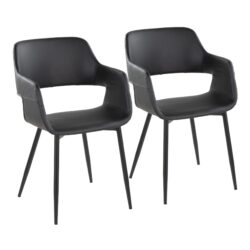 Margarite - Contemporary Dining / Chair (Set of 2) - Black