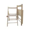 Folding Chair, Foldable Style (Set of 2) - Natural - Image 4