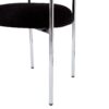 Contemporary Upholstered Armchair Dining Chairs With Metal Legs (Set of 2) - Black - Image 13