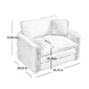 Elegant Corduroy Oversized 3 Piece Sectional Sofa Set With Deep Seats And Flexible Layout - Green - Image 7