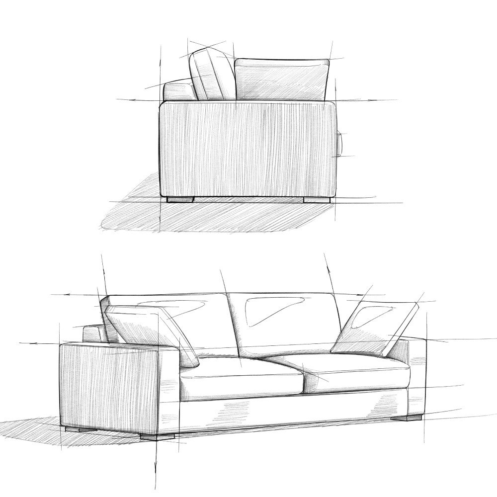 Charlie - Deep Seater Sofa, Upholstered - Cream - Image 4