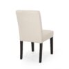Classy Dining Chair (Set of 2) With Upholstered Seating - Beige - Image 6