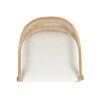 Americana - Mid-Century Modern Cane Back Counter Stool - Ivory White - Image 6