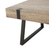 Abitha - Coffee Table With Industrial Powder Coated Metal Legs - Canyon Gray - Image 10