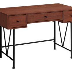 Computer Desk For Home Office, Laptop, Storage Drawers, Transitional - Cherry