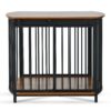 Furniture Style Dog Crate For Small And Medium Dogs, Wooden Cage Indoor Kennel Furniture, Modern Dog Crate End Table With Double Doors - Brown - Image 11