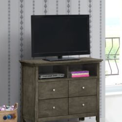 Charming TV Media Chest - Gray