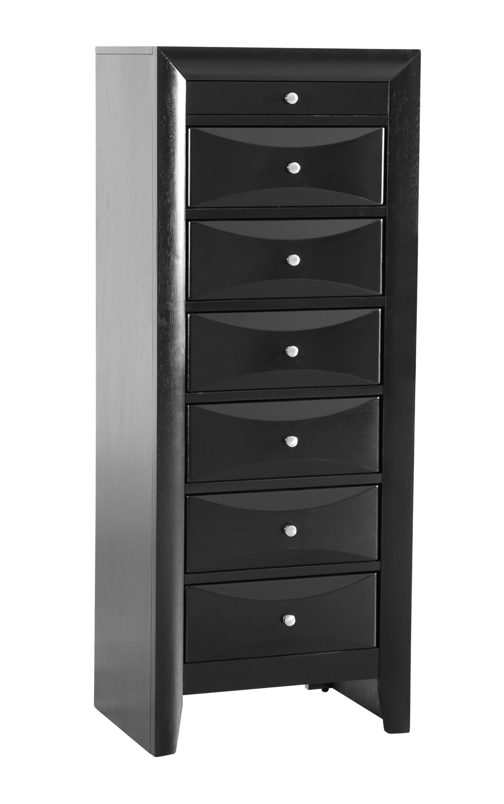 Marilla - 7 Drawer Lingerie Chest - Black - Image 2