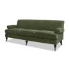 Alana Lawson - Three Cushion Tightback Sofa - Olive Green - Image 6
