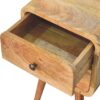 Mini Curved Nightstand - Oak - Image 4