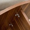 Versatile Round Coffee Table For Diverse Interior Styles, Blending Modern Minimalism With Nordic Elegance - Walnut - Image 8