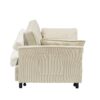 Upholstered Broaching Machine, Plank Support, Upholstered Frame Broaching Machine, Twin Bed - Beige - Image 9