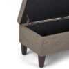 Monroe - Storage Ottoman - Fawn Brown - Image 4