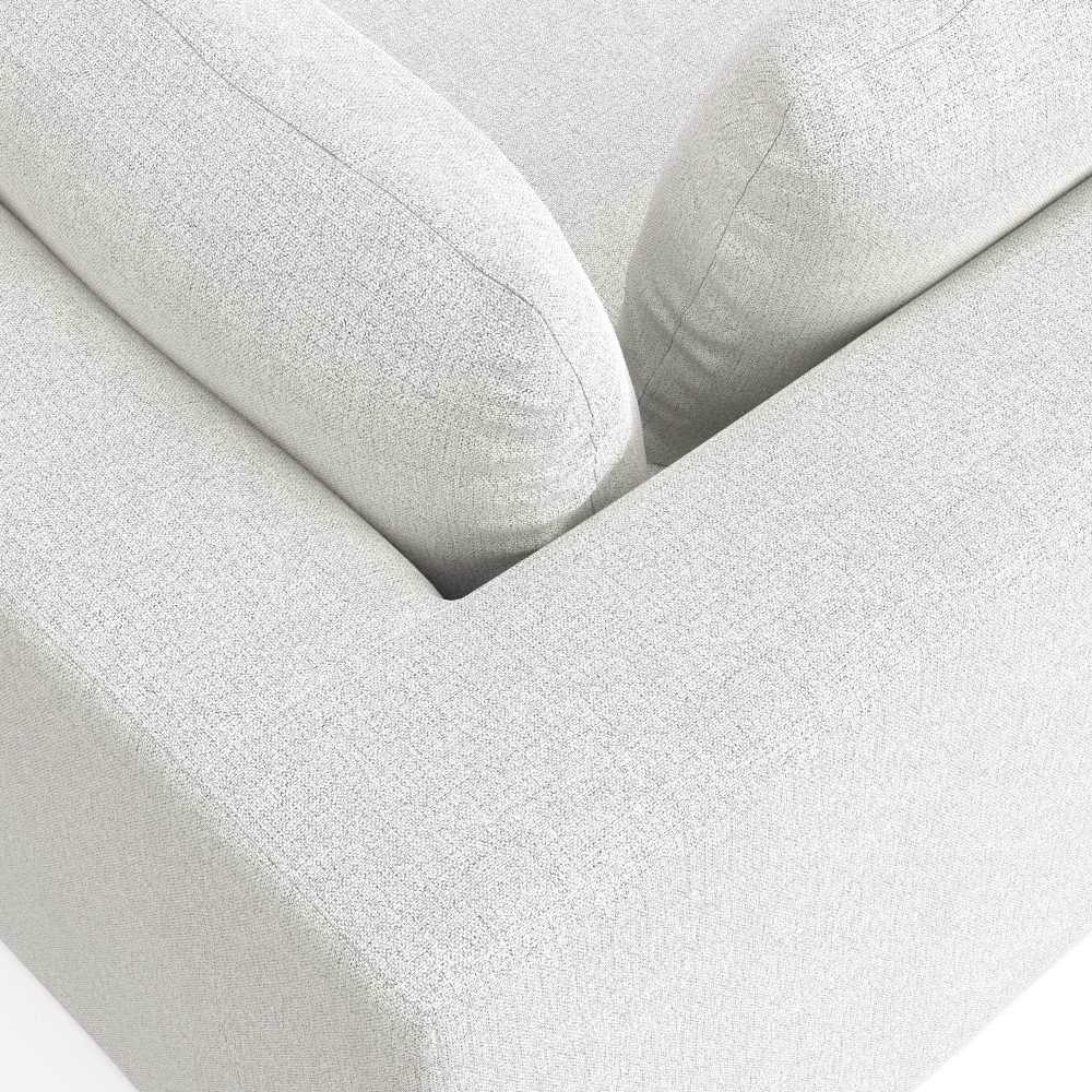 Jasmine - 3 Seater Sofa And Ottoman - Gray - Image 14