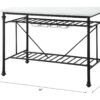 Mera - Marble Top Kitchen Island - Gray / Marble - Image 5