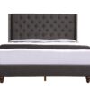 Full Upholstered Bed Transitional - Black - Image 3