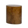 Nebula - Accent Oval Pillar Side Table - Medium Brown - Image 3