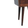 Mini Curved Nightstand - Walnut - Image 3