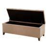 Tufted Top Soft Closer Storage Bench - Sand - Image 4