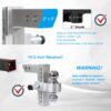 Alu - Adjustable Trailer Drop Hitch 2" Receiver 8" Adjustable - Silver - Image 12