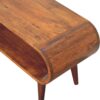 Amaya - Nordic Style Coffee Table - Chestnut - Image 13