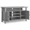 Amherst - TV Media Stand - Fog Gray - Image 2