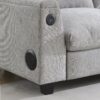 Sectional With Bluetooth Speaker Comfy Cloud Couch Set With Drop Down Table Cup Holders, USB Charger Storage Armrest Wide Seat Sofa - Gray - Image 9