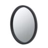 Circle Wall Mirror With Wooden Frame, Wall Mirror For Living Room - Black - Image 9