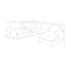 Melody - Sectional Sofa With Cushioning - Gray - Image 2