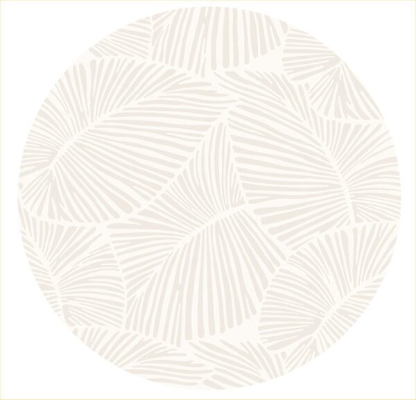 Curve - Round Rug - White