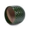 3 Pieces Flowerpot, Planter For Patio, Garden Or Windowsills - Dark Green - Image 9