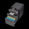 3 Drawer Mobile File Cabinet Under Desk Office, Simple Style Versatile Storage Cabinet, 5 Wheel Design Anti-Tilting Cold Rolled Steel Waterproof Moisture-Proof - Black - Image 18