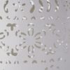 Transitional Ruby - Side Table With Lace Cut Design - White - Image 11