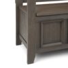 Amherst - Entryway Storage Bench - Farmhouse Gray - Image 5