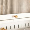 Contemporary Kitchen Pantry Cabinet With Glass Doors, Adjustable Shelves, Steel - Brushed Nickel - Image 24