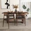 Kelly - Dining Chair - Black / Brown - Image 14