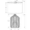 Lighting, Table Lamp, Rattan, Resin, Modern - Brown - Image 3